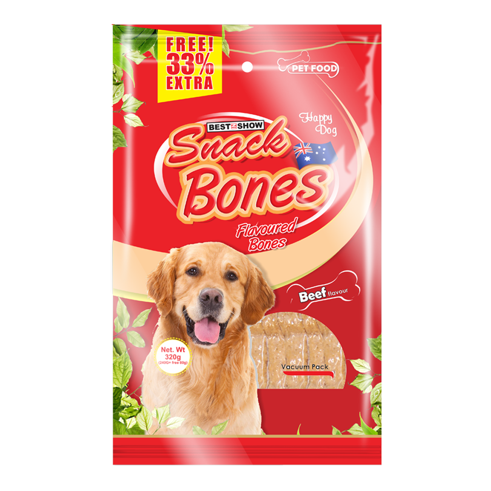 Snack Bones packaging